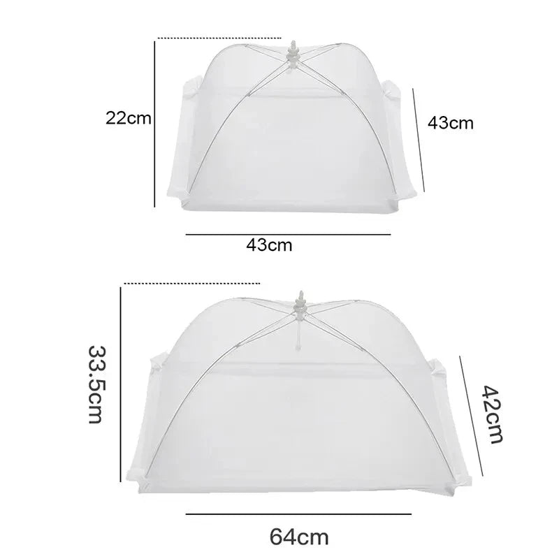 Food Cover Mesh, Folding Washable Flies Tables Cover, Insect Proof Protective Dish Covers Home Kitchen Storage Accessaries