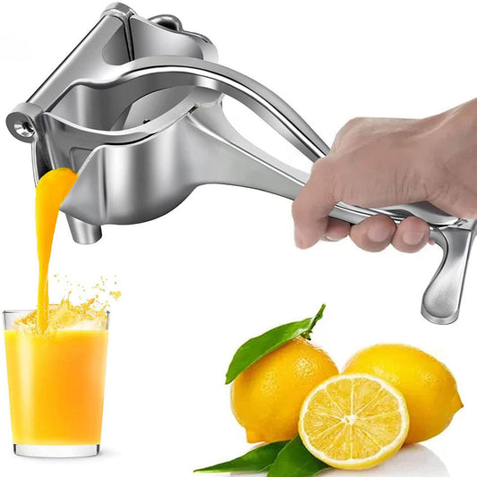 Stainless Steel Multifunctional Manual Squeezer and Juicer, Durable Aluminum Blade, Portable Squeezer