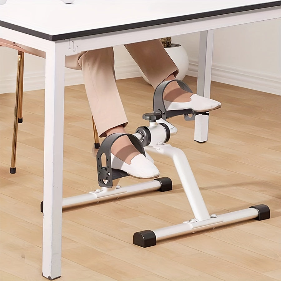 Exercise mini Pedal machine, Mini Bike Under Desk, Pedal Exerciser for Legs & Arms, Home Gym Cycle