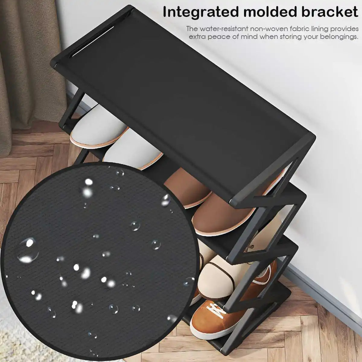 4 Tier X shaped, Dust proof Shoe Storage Rack, Hot Multifunctional Rack for Dorm Entryways Hallways Bedrooms